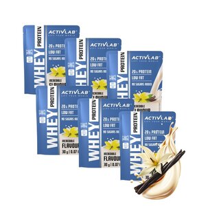 Odżywka białkowa ACTIVLAB Whey Protein WPC 85 Waniliowy (6 x 30 g)