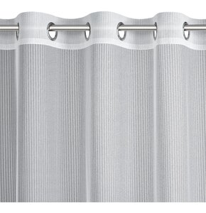Firana gotowa EUROFIRANY Sadie 300 x 150 cm Biały