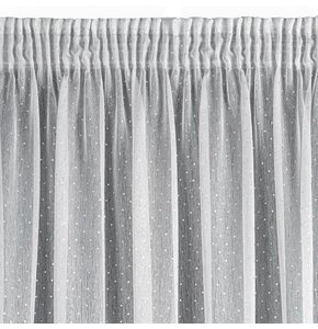 Firana gotowa EUROFIRANY Sibel 400 x 250 cm Biały