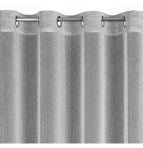 Zasłona EUROFIRANY Adela 140 x 250 cm Stalowy