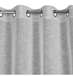 Zasłona EUROFIRANY Amari 140 x 250 cm Stalowy
