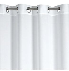 Firana gotowa EUROFIRANY Estel 140 x 250 cm Biały