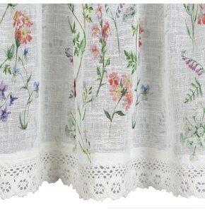 Firana gotowa EUROFIRANY Sylwia 150 x 30 cm Biały
