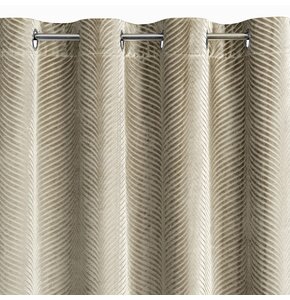Zasłona EUROFIRANY Lussi 140 x 250 cm Jasnobrązowy