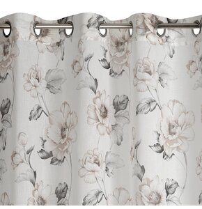 Firana gotowa EUROFIRANY Basala 140 x 250 cm Naturalny-beżowy