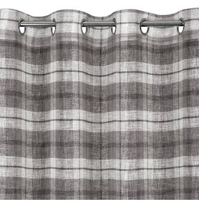Zasłona EUROFIRANY Kelli 140 x 250 cm Szaro-biały