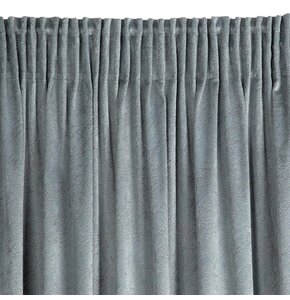 Zasłona EUROFIRANY Riva 140 x 270 cm Stalowy