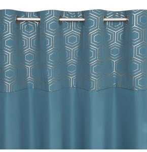 Zasłona EUROFIRANY Dafne 140 x 250 cm Niebieski