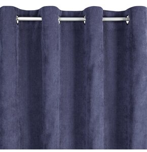 Zasłona EUROFIRANY Julie 140 x 250 cm Granatowy