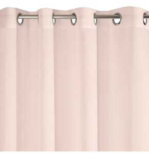 Firana gotowa EUROFIRANY Efil 140 x 250 cm Różowy
