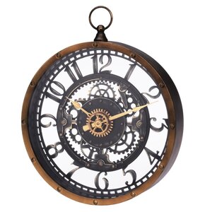 Zegar ścienny EXCELLENT HOUSEWARE 26cm Brązowy