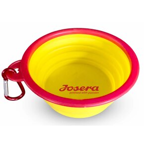 Miska JOSERA Podróżna 300 ml Żółto-czerwony