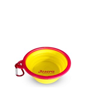 Silikonowa miska dla psa JOSERA 0,3 L Żółto-czerwony