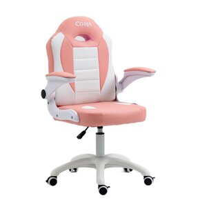 Fotel COBRA Junior Pro Różowo-biały