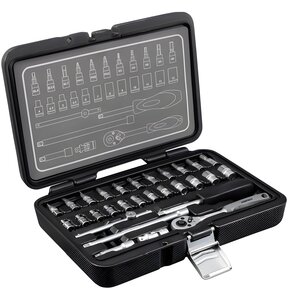 Zestaw kluczy nasadowych STALCO Perfect S-77433 (30 elementów)