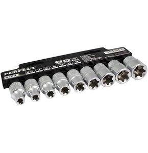 Zestaw nasadek STALCO Perfect S-77112 (9 elementów)
