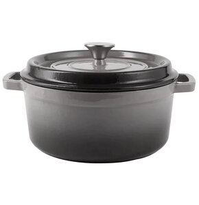 Garnek żeliwny VINTAGE CUISINE VC2P2619BL20CP Szary 26 cm