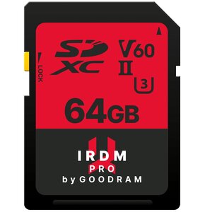 Karta pamięci GOODRAM IRDM Pro SDXC 64GB