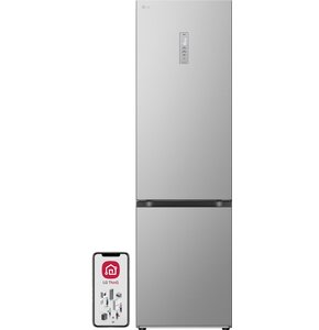 Lodówka LG GBV3210DPY No Frost 203cm Srebrna DoorCooling+ LinearCooling