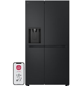 Lodówka LG GSLC40EPPE Side by Side 179cm Czarna NatureFresh