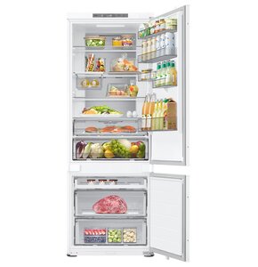 Lodówka SAMSUNG AI BRB38G705DWWEF Funkcja Cool Select+ Metal Cooling Szuflada Optimal Fresh Szerokość 69 cm
