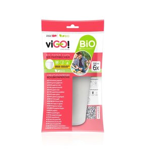 Kubki papierowe VIGO 330 ml Biały (6 szt.)