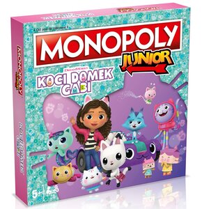 Gra planszowa WINNING MOVES Monopoly Junior Koci Domek Gabi WM04157-POL-4