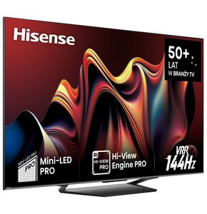 Telewizor HISENSE 85U7NQ 85" MINILED 4K 144Hz VIDAA Full Array Dolby Atmos Dolby Vision HDMI 2.1
