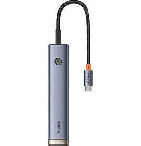 Hub BASEUS UltraJoy Series 6w1 B00052802811-01 USB Typu C, Pasywny Szary