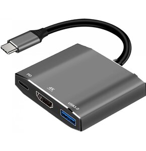 Hub ART OEM-C17 USB Typu C, Pasywny