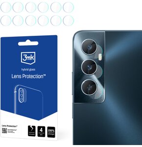 Szkło hybrydowe na obiektyw 3MK Lens Protection do Realme C65