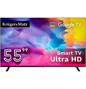 Telewizor KRUGER&MATZ KM0255-SA 55" LED 4K Google TV