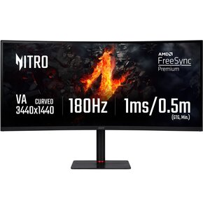 Monitor ACER Nitro XV5 XV345CURV3BMIPHUZX 34" 3440x1440px 180Hz 0.5 ms [GTG] Curved