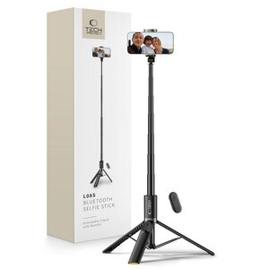 Uchwyt selfie TECH-PROTECT L08S Bluetooth Tripod Czarny