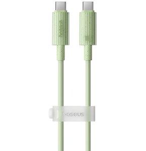 Kabel USB-C - USB-C BASEUS Habitat 100 W 1m Zielony