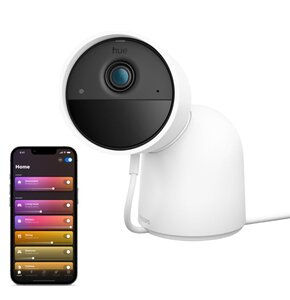 Kamera PHILIPS HUE Secure Zewnętrzna / Wewnętrzna, Wi-Fi Biały + Podstawka na biurko