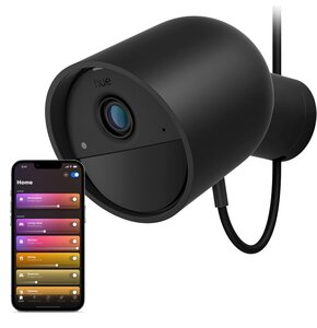 Kamera PHILIPS HUE Secure Zewnętrzna / Wewnętrzna, Wi-Fi Czarny