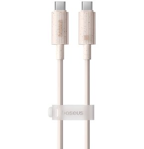 Kabel USB-C - USB-C BASEUS Habitat 100 W 2m Różowy