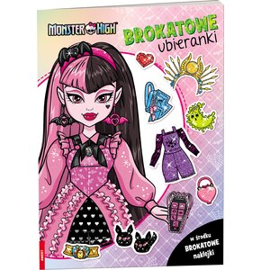 Naklejanka Monster High Brokatowe ubieranki