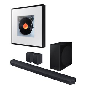 Soundbar SAMSUNG HW-Q930D EN Czarny + Głośnik multiroom SAMSUNG Music Frame HW-LS60D EN Czarny