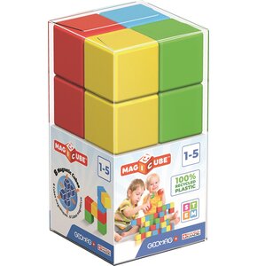 Klocki magnetyczne GEOMAG Magicube Full Color Recycled Crystal GEO-054
