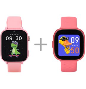 Smartwatch GARETT Kids Nice Pro 4G Różowy + Kids Fit Różowy