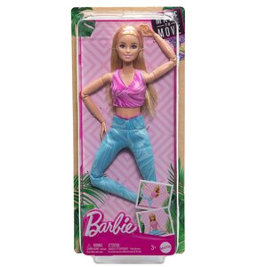 Lalka Barbie Made to Move Blondynka HRH27