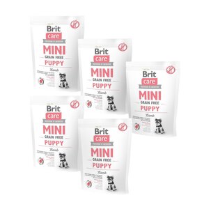 Karma dla psa BRIT Care Mini Puppy Jagnięcina 5 x 400 g