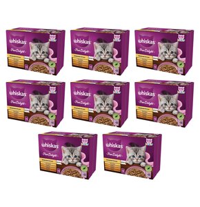 Karma dla kota WHISKAS Pure Delight Junior Drób (96 x 85 g)