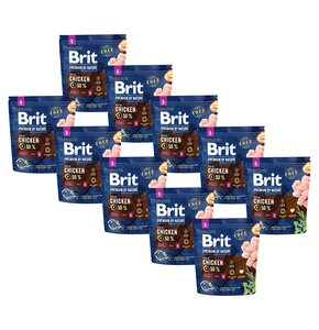 Karma dla psa BRIT Premium By Nature Kurczak 10 x 1 kg