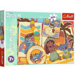Puzzle TREFL Disney Stitch Muzyczny świat Lilo & Stitch 13304 (200 elementów)