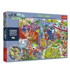 Puzzle TREFL Spy Guy Lost Items USA 37480 (500 elementów)