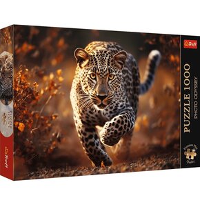 Puzzle TREFL Premium Plus Quality Photo Odyssey Dziki Leopard 10818 (1000 elementów)