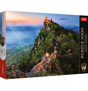 Puzzle TREFL Premium Plus Quality Photo Odyssey Wieża Cesta San Marino 10822 (1000 elementów)